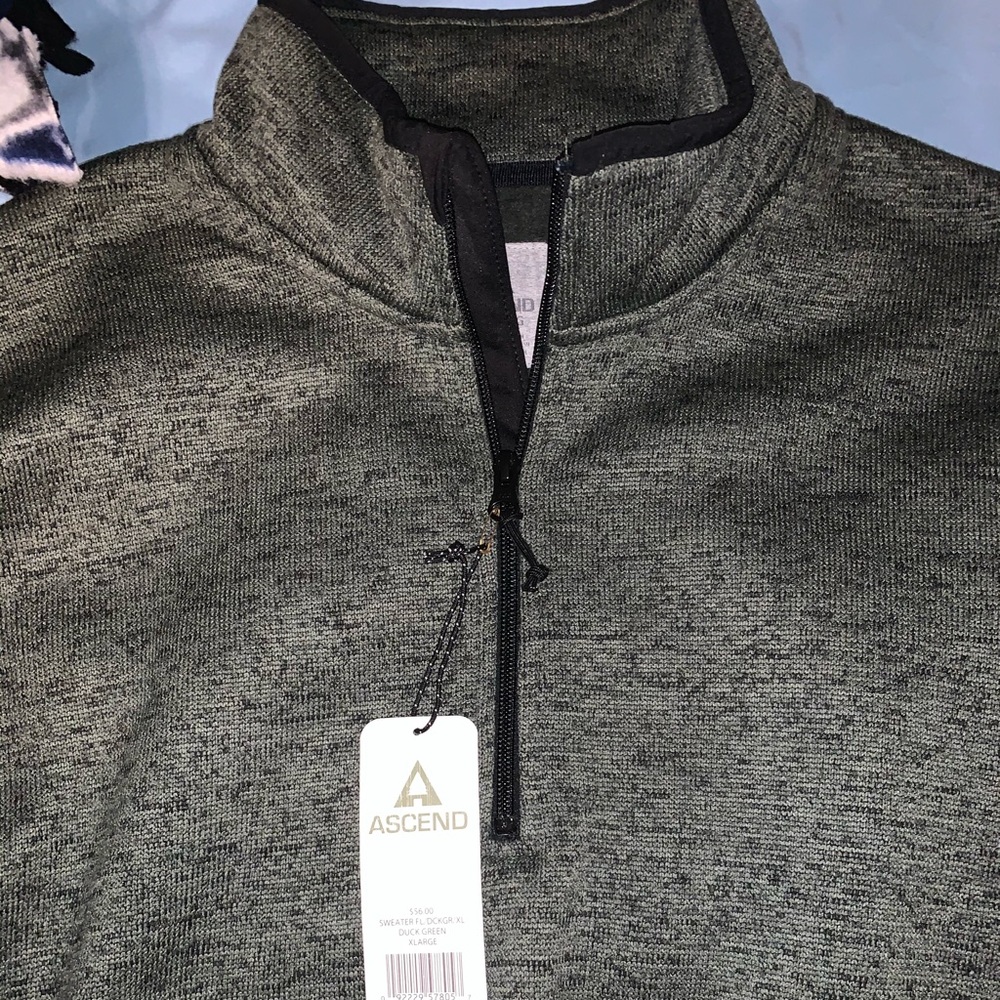Ascend Men’s Duck Green XL 1/4 Zip
